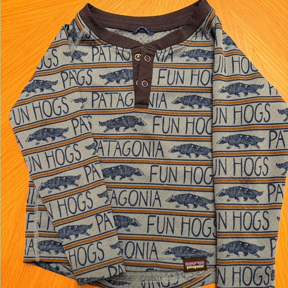 Patagonia Kids Capilene Base-layer Pants and Shirt 2t
